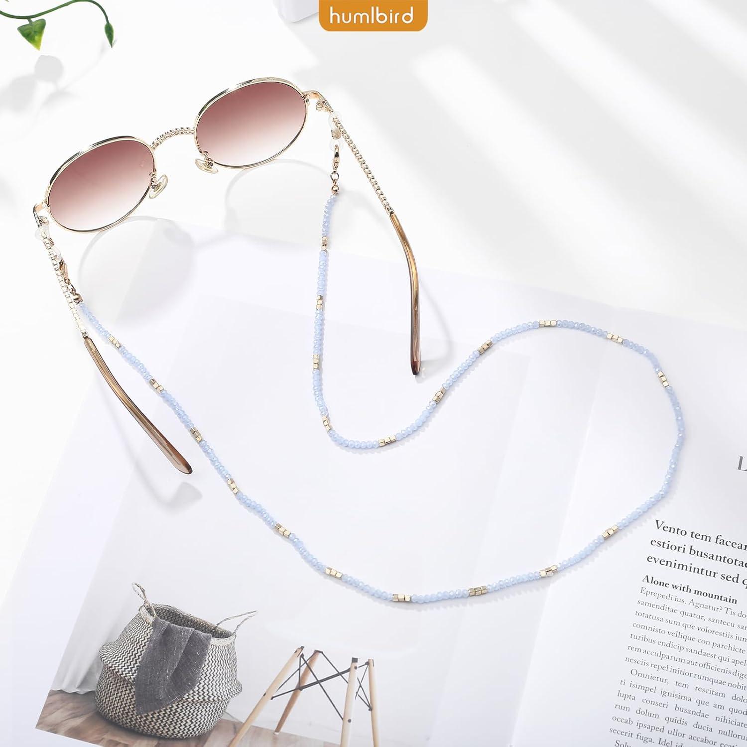 Cadena de Gafas Humlbird para Mujeres - Collar Elegante Azul