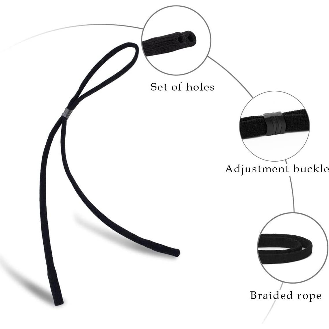 Correa Ajustable para Gafas 2 PCS - Nylon/Elastano