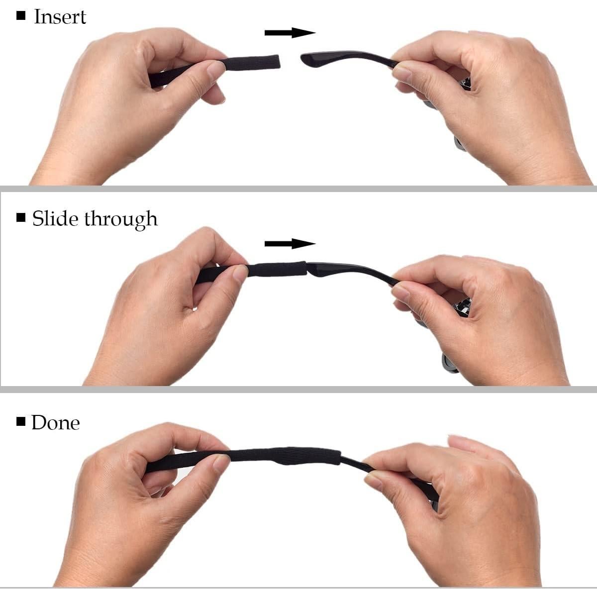 Correa Ajustable para Gafas 2 PCS - Nylon/Elastano