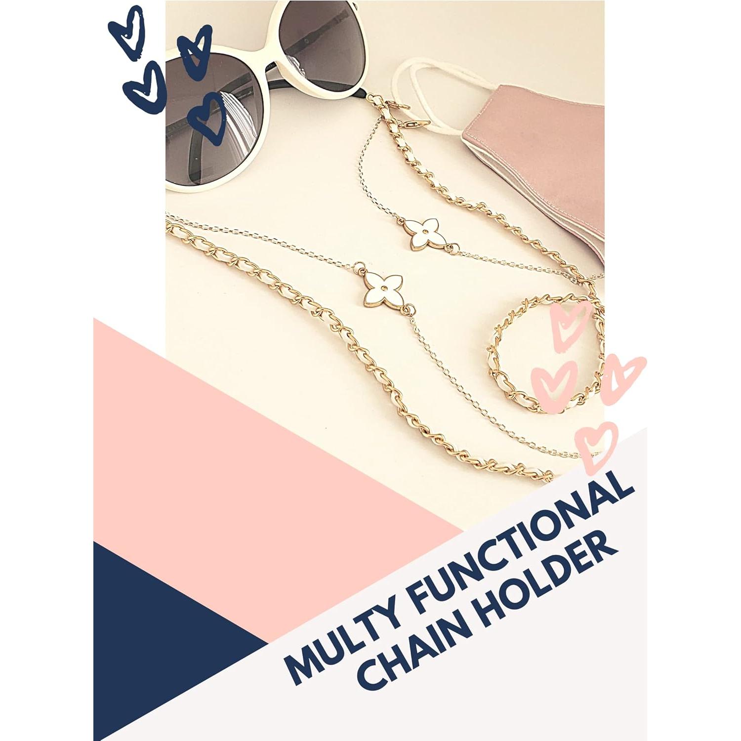 Cadena para Gafas y Más - daOra - 2 Pcs - Oro y Plata