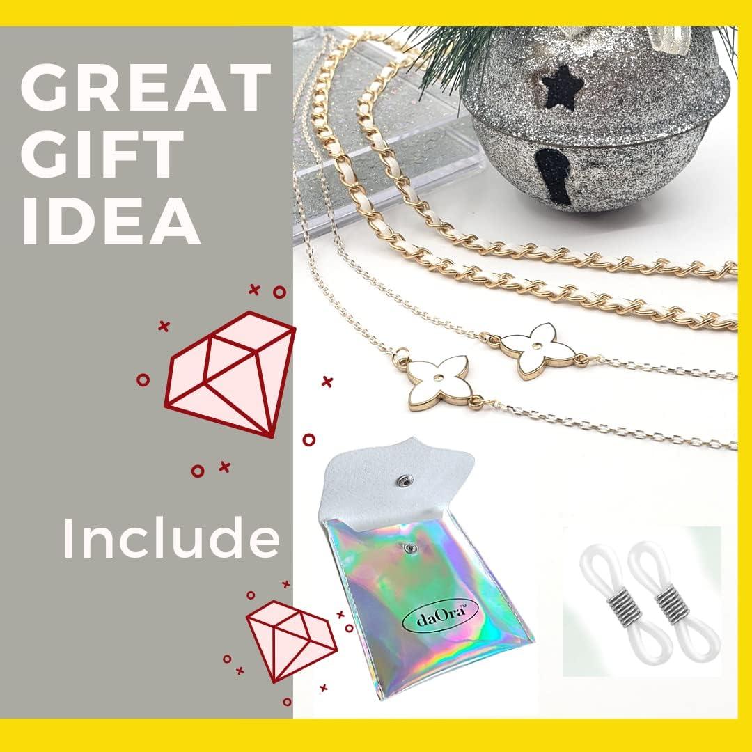 Cadena para Gafas y Más - daOra - 2 Pcs - Oro y Plata