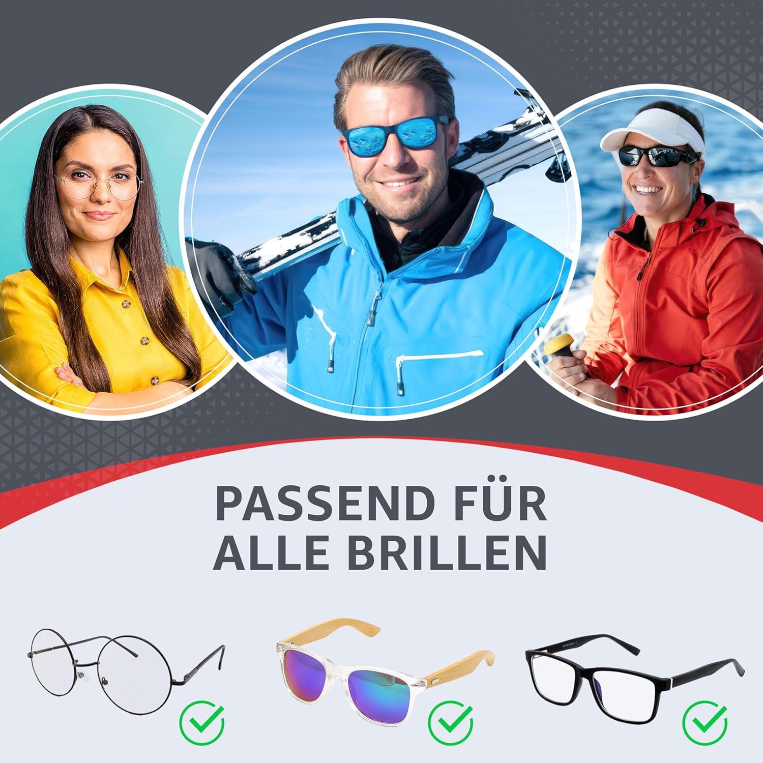 Correa de Gafas SIGONNA Ajustable 33 cm Antideslizante 2 Pcs