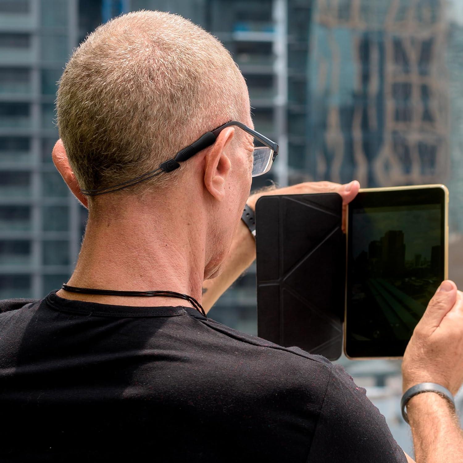 Correa para Gafas SIGONNA XL Ajustable Silicona Negra