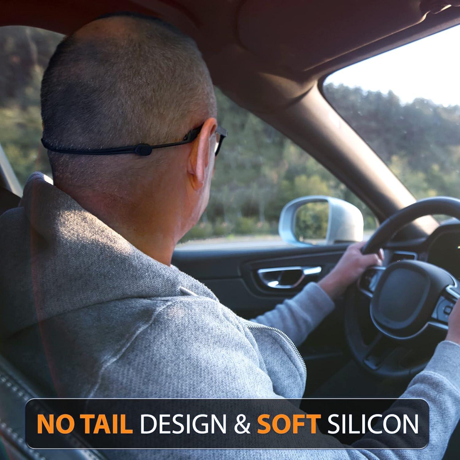 Soporte para Gafas SIGONNA - Cordón Silicona Ajustable 38cm