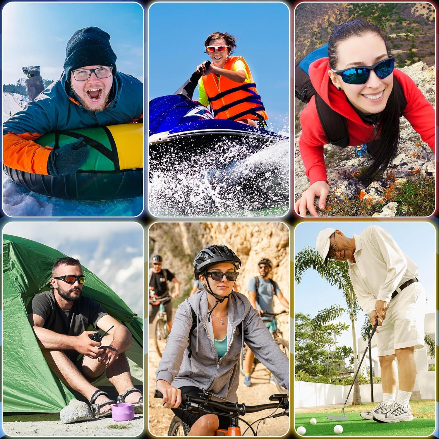 Soporte para Gafas SIGONNA - Cordón Silicona Ajustable Rojo