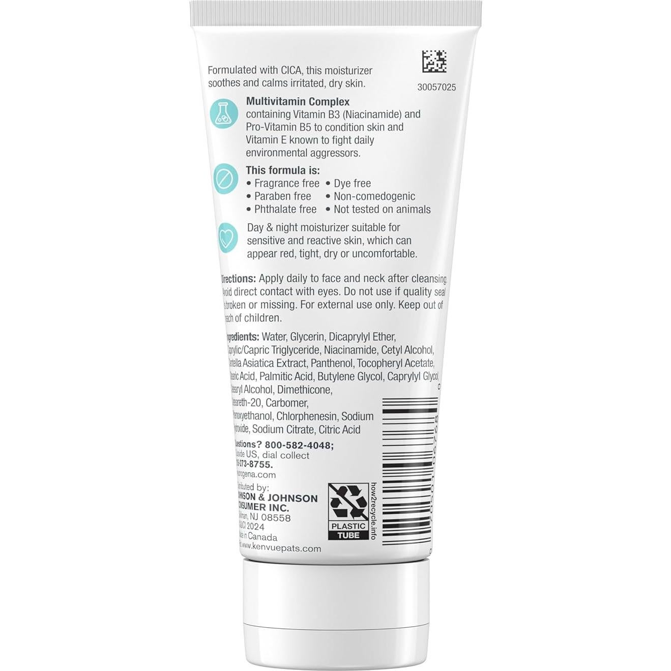 Hidratante Facial Diario Neutrogena 100 ml Sin Fragancia Piel Sensible