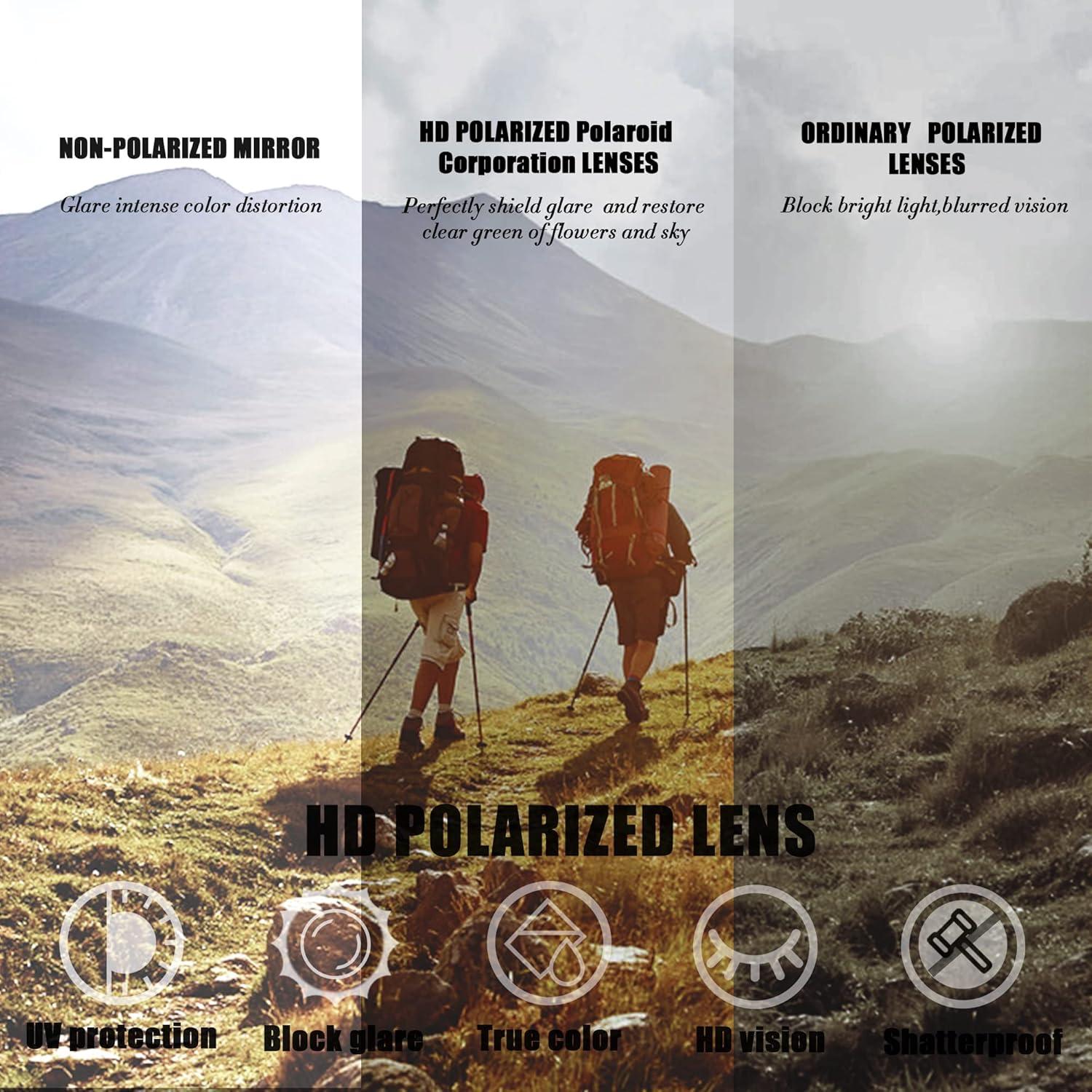 Gafas de Sol JIM HALO Cuadradas Polarizadas UV 56mm