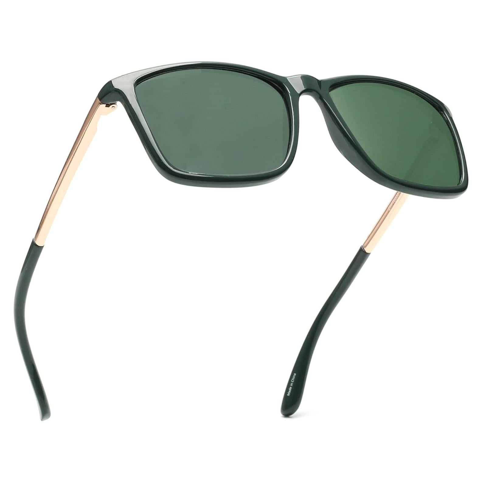 Gafas de Sol Polarizadas Jim Halo Retro Cuadradas UV 56mm