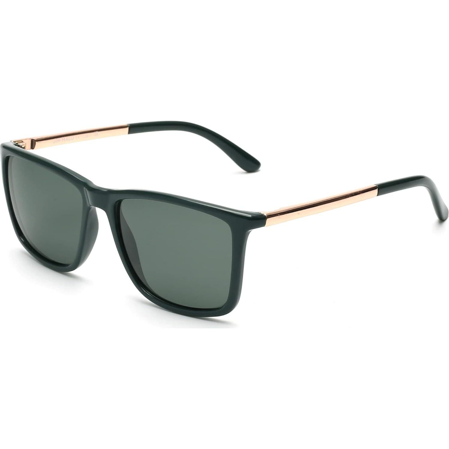 Gafas de Sol Polarizadas Jim Halo Retro Cuadradas UV 56mm