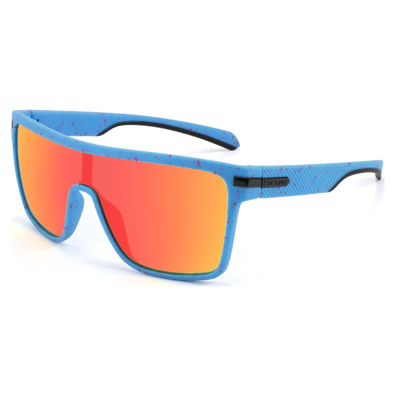 Gafas de sol Karsaer TR90 polarizadas para hombres cuadradas
