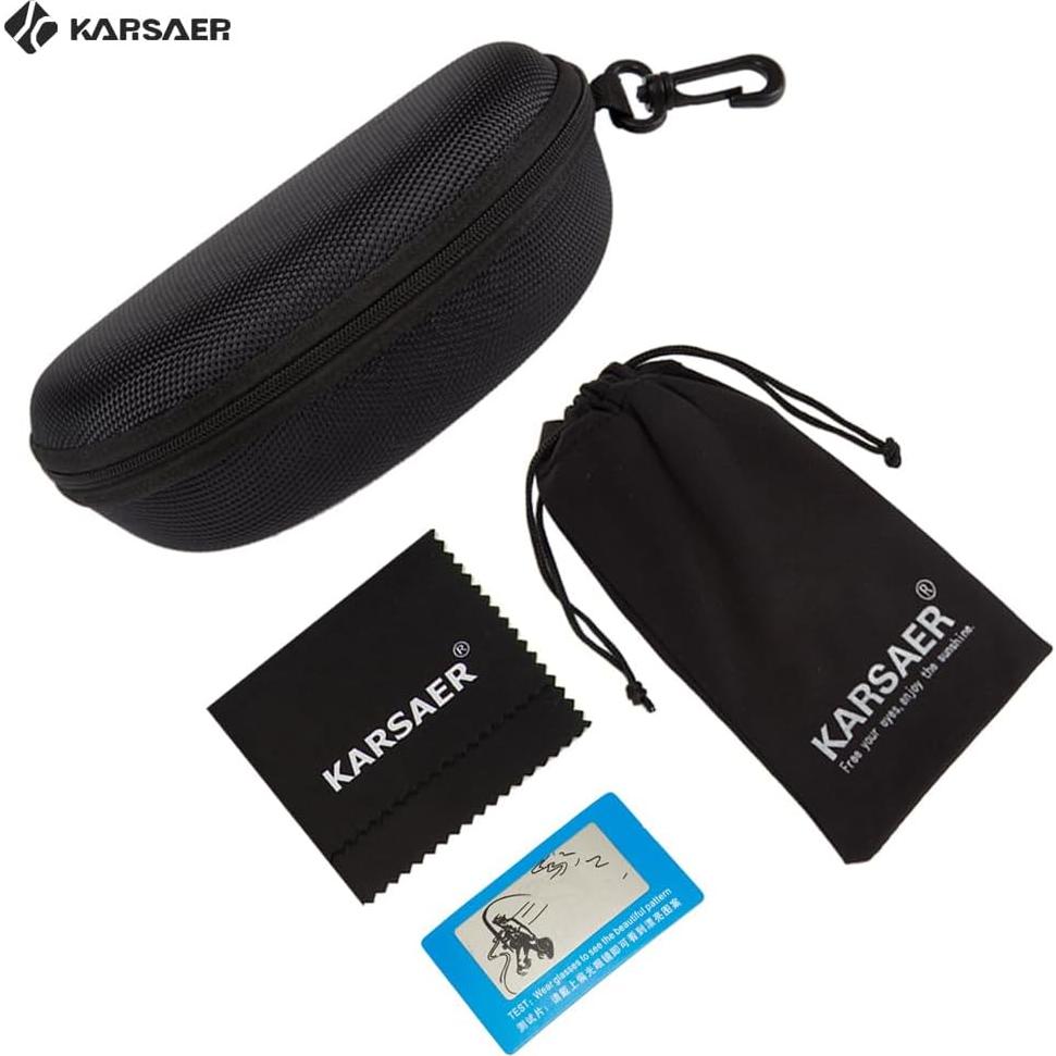 Gafas de sol Karsaer TR90 polarizadas para hombres cuadradas