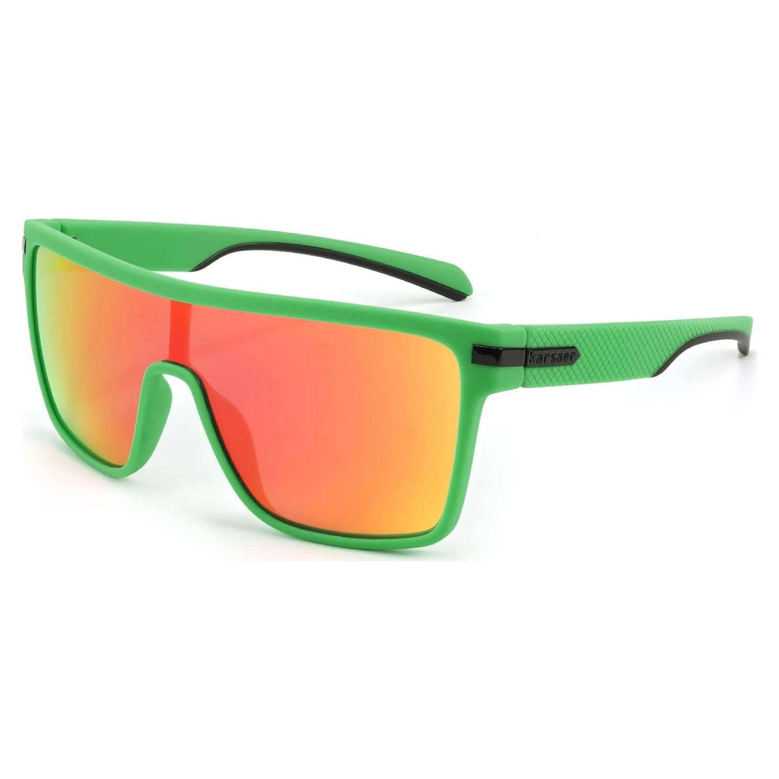 Gafas de sol Karsaer TR90 polarizadas para hombres verdes
