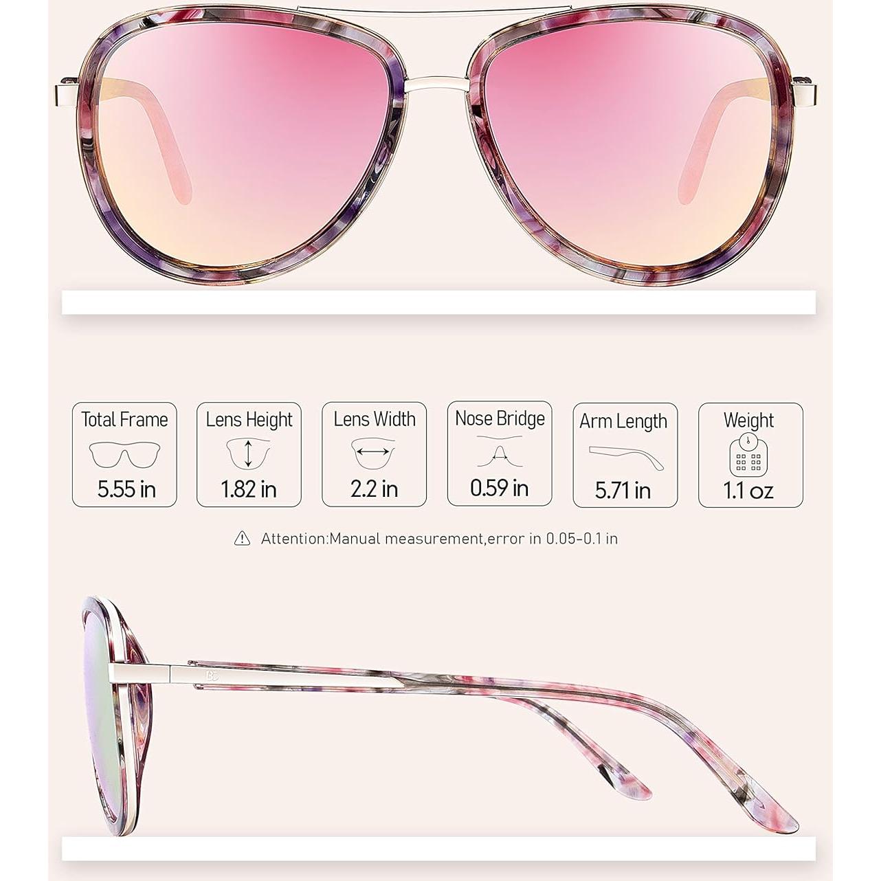Gafas de Sol Polarizadas BIRCEN para Mujeres UV 400