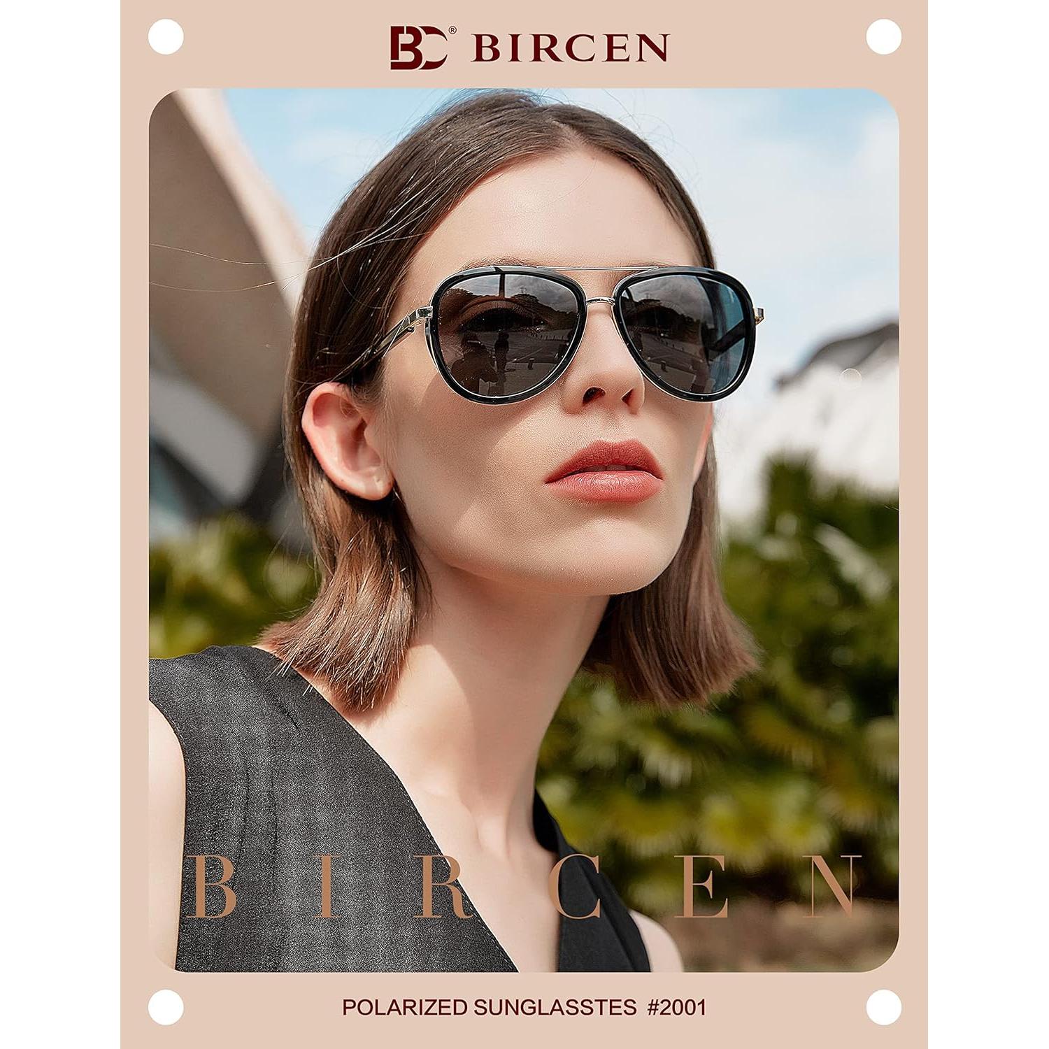 Gafas de sol BIRCEN para mujeres UV400 - Marco acetato