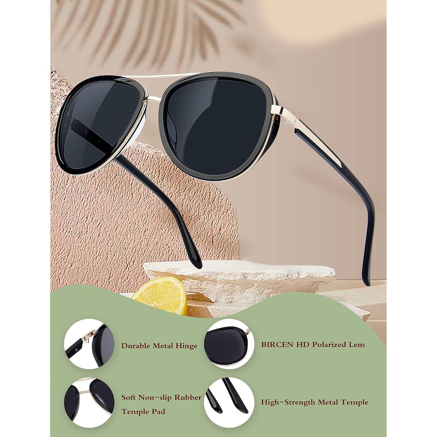 Gafas de sol BIRCEN para mujeres UV400 - Marco acetato