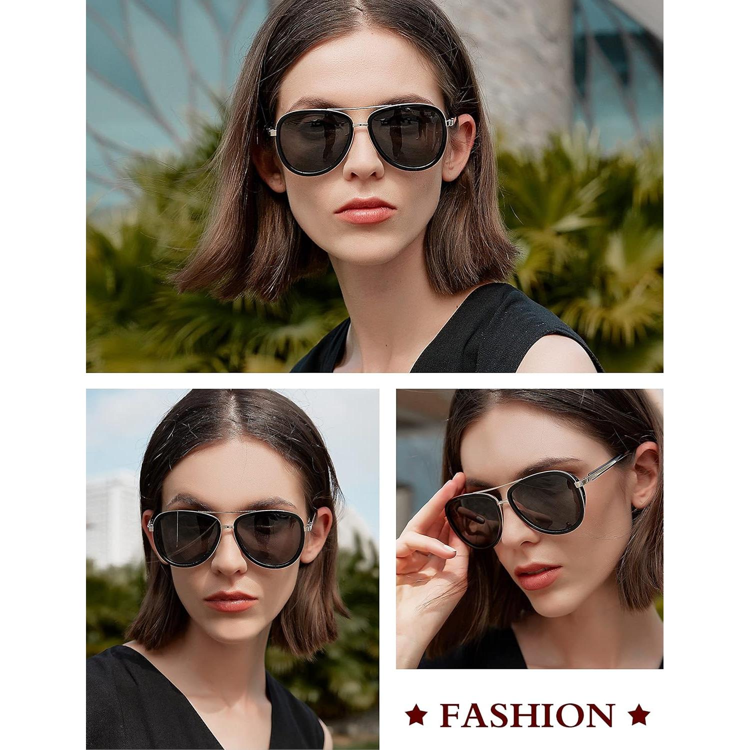 Gafas de sol BIRCEN para mujeres UV400 - Marco acetato