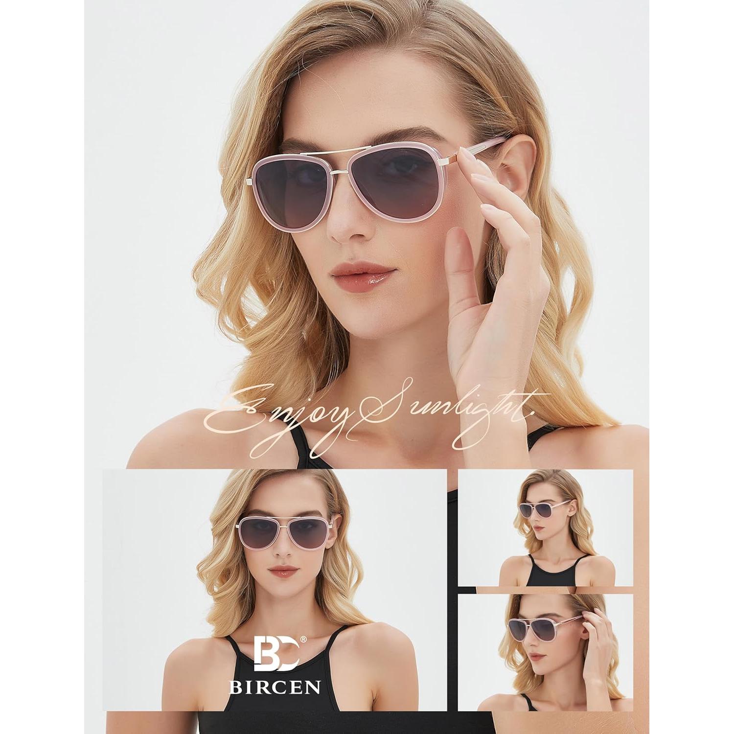 Gafas de sol BIRCEN para mujeres UV400 - Marco acetato