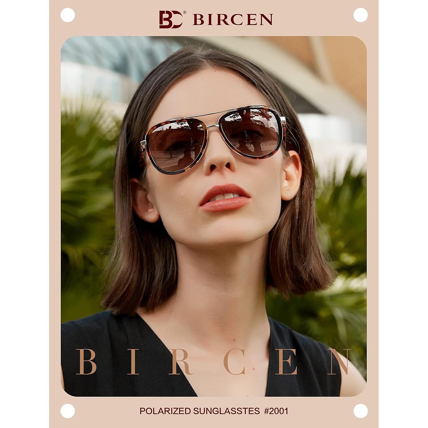 Gafas de sol BIRCEN para mujeres UV400 - Marco acetato