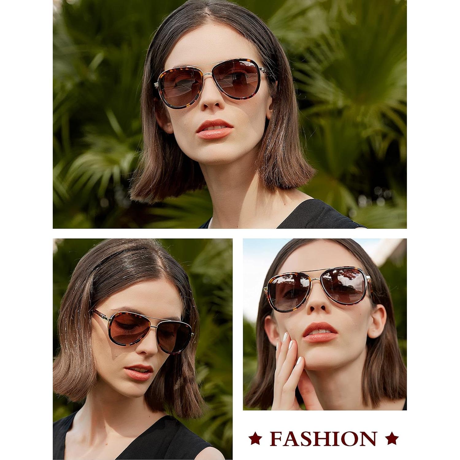 Gafas de sol BIRCEN para mujeres UV400 - Marco acetato