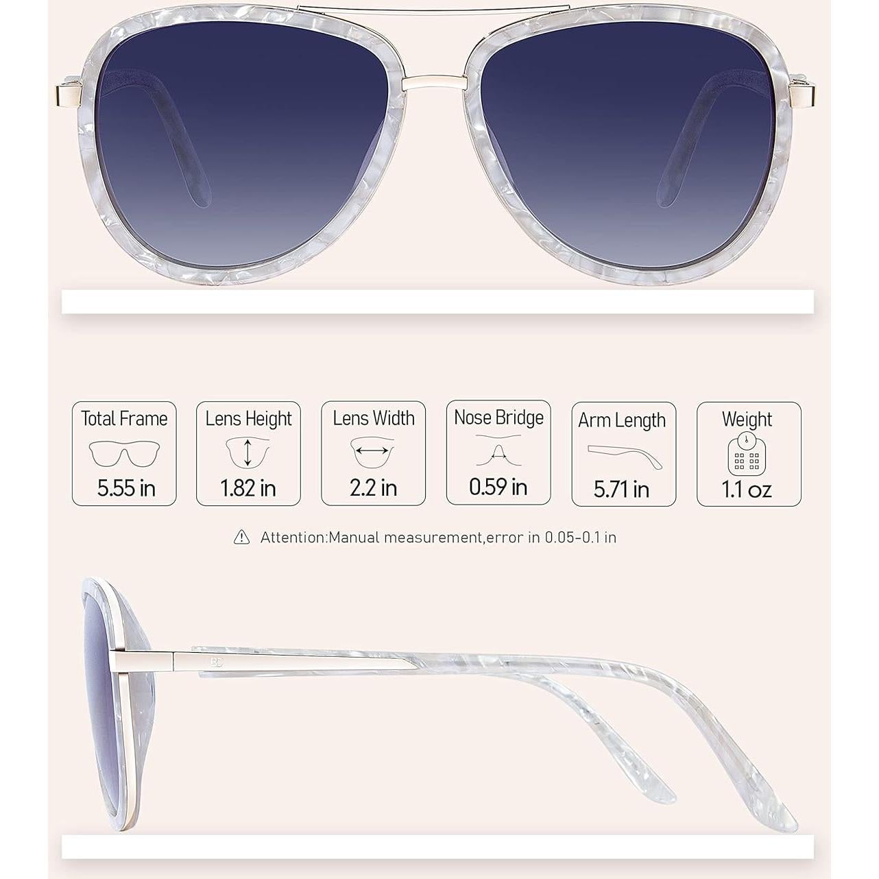 Gafas de Sol BIRCEN Polarizadas UV para Mujeres BC2001