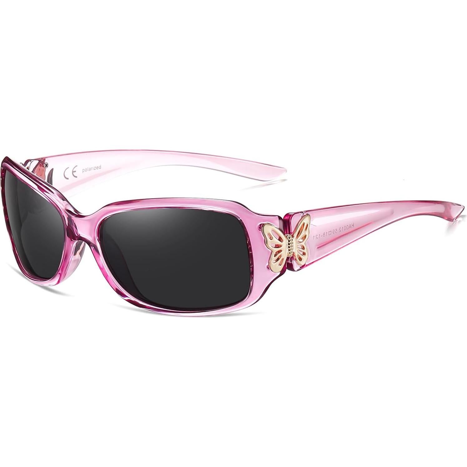 Gafas de sol HAOLOTA para mujeres - Diseño mariposa UV400