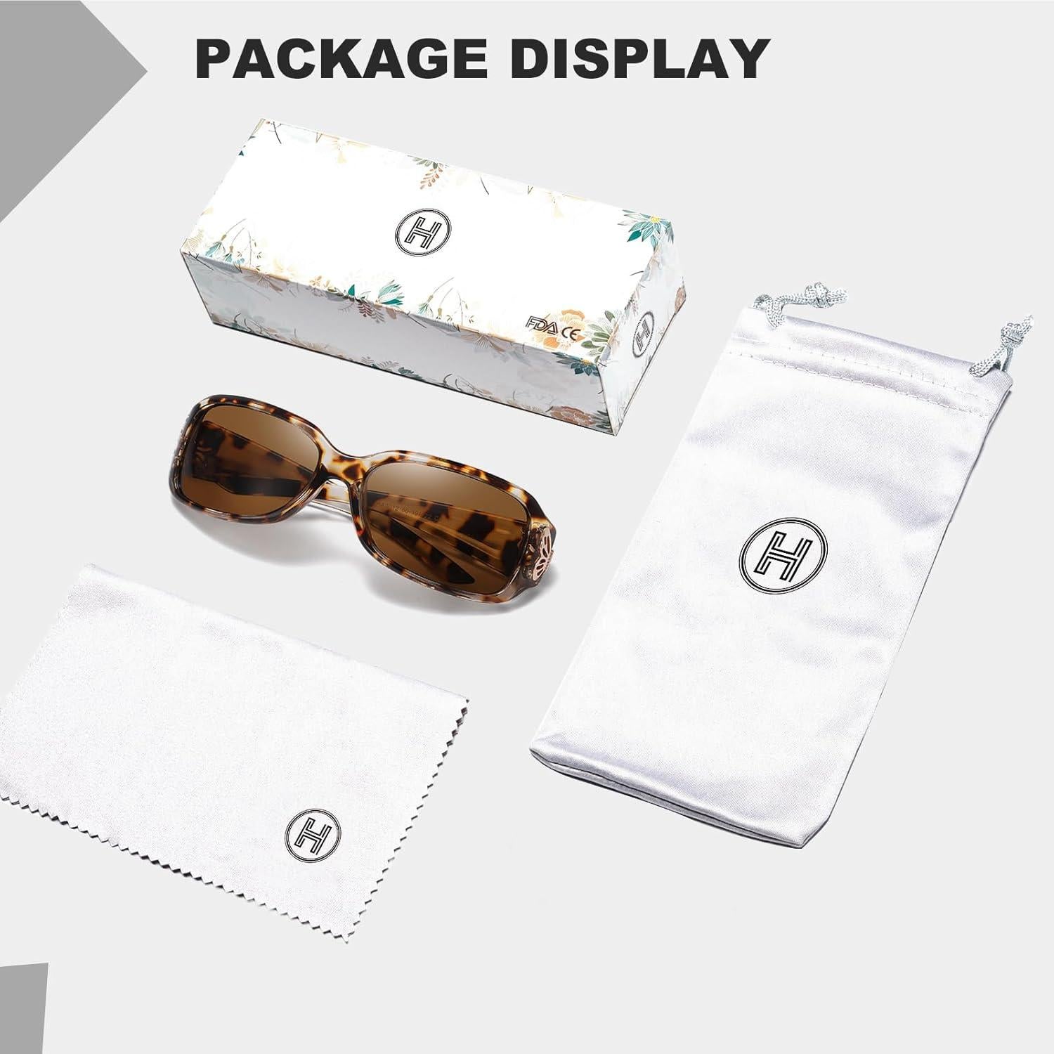 Gafas de sol HAOLOTA para mujeres - Diseño mariposa UV400