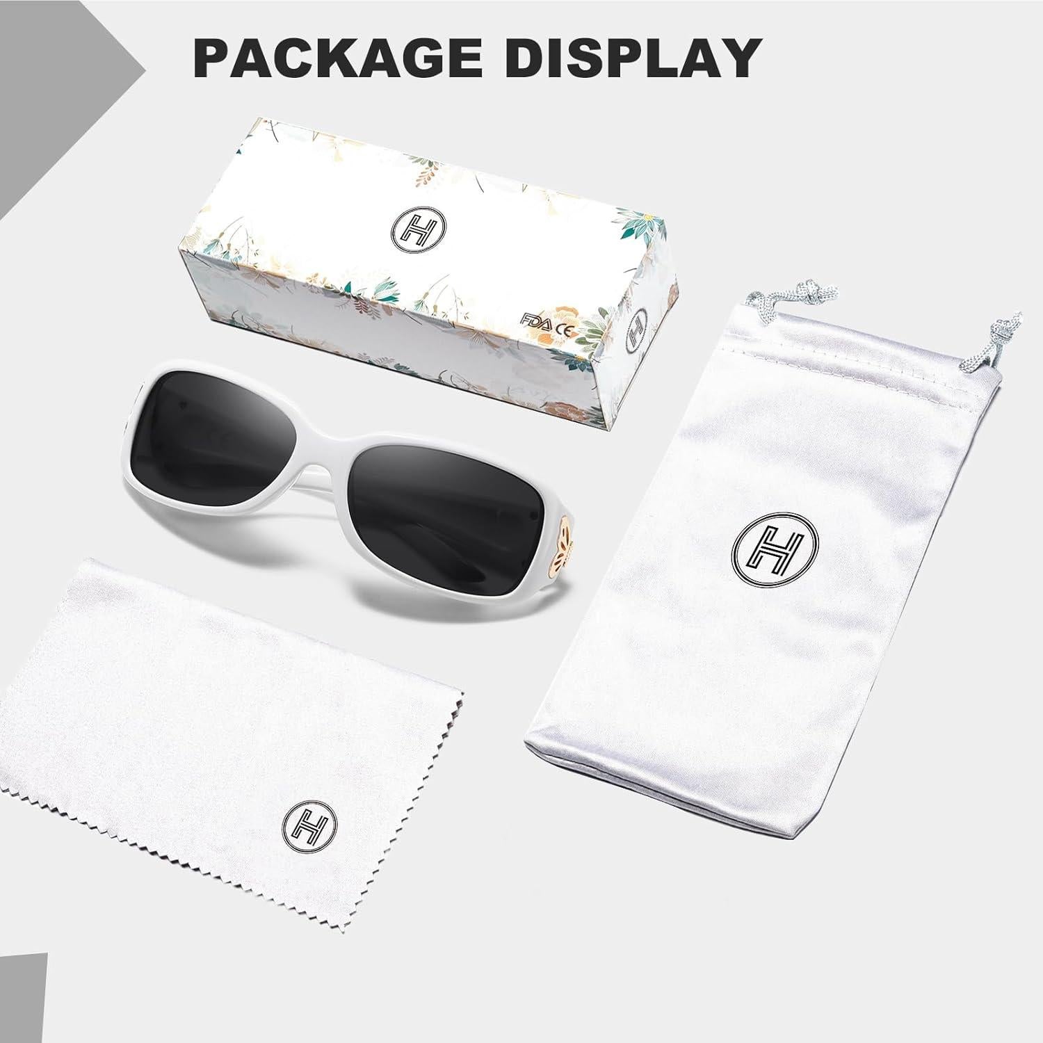 Gafas de sol HAOLOTA para mujeres - Diseño mariposa UV400