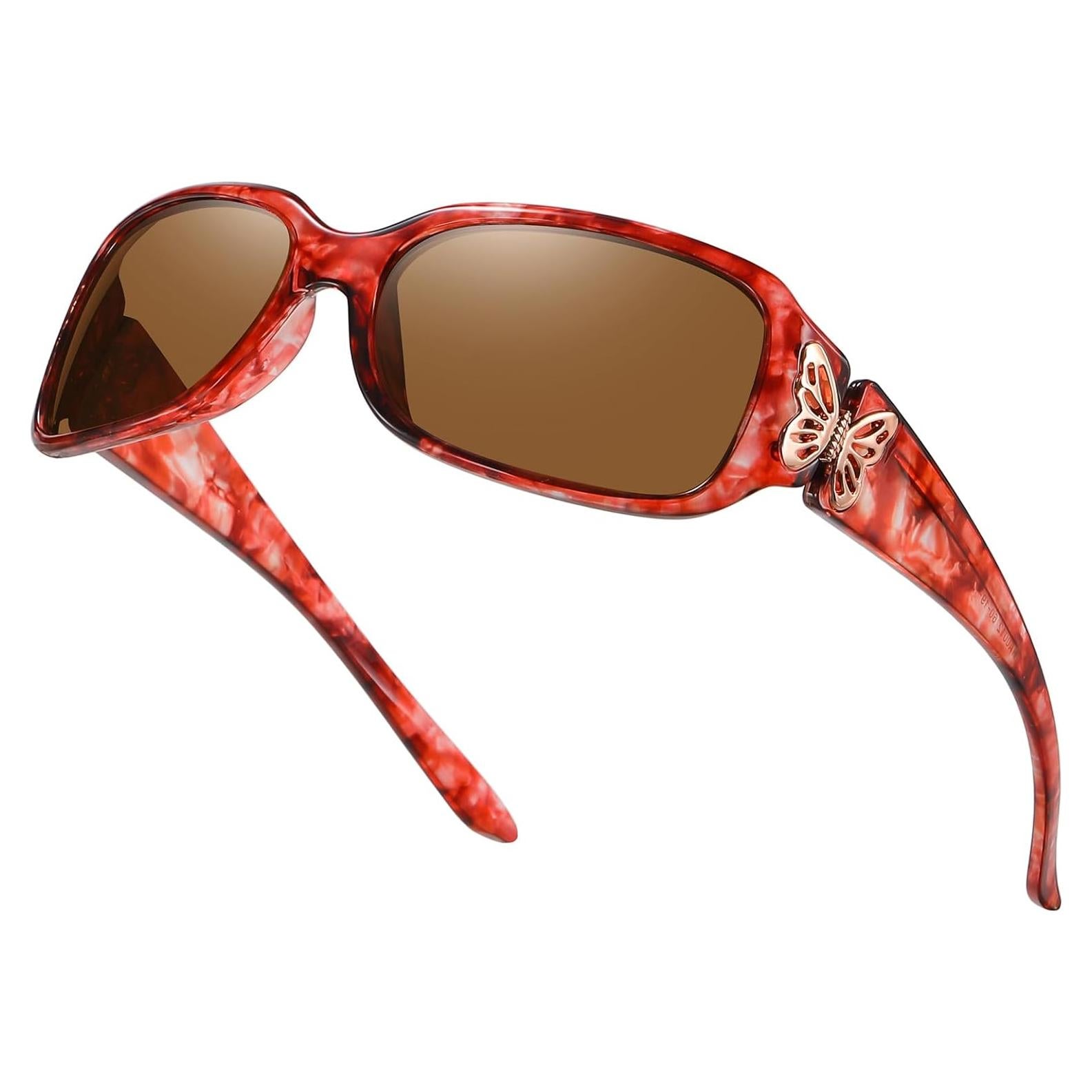Gafas de sol HAOLOTA para mujeres - Diseño mariposa UV400
