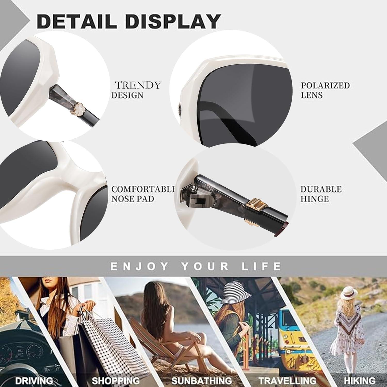 Gafas de sol HAOLOTA para mujeres - Diseño mariposa UV400