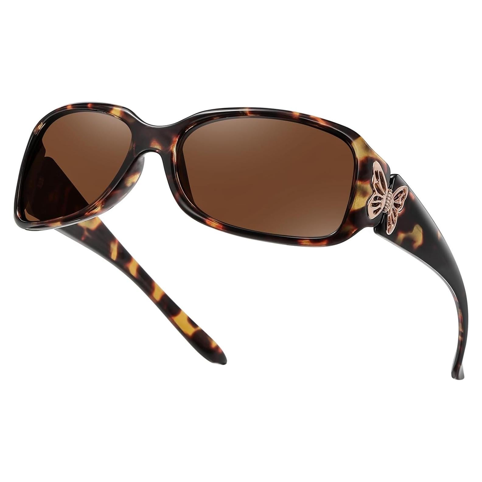 Gafas de sol HAOLOTA para mujeres - Diseño mariposa UV400