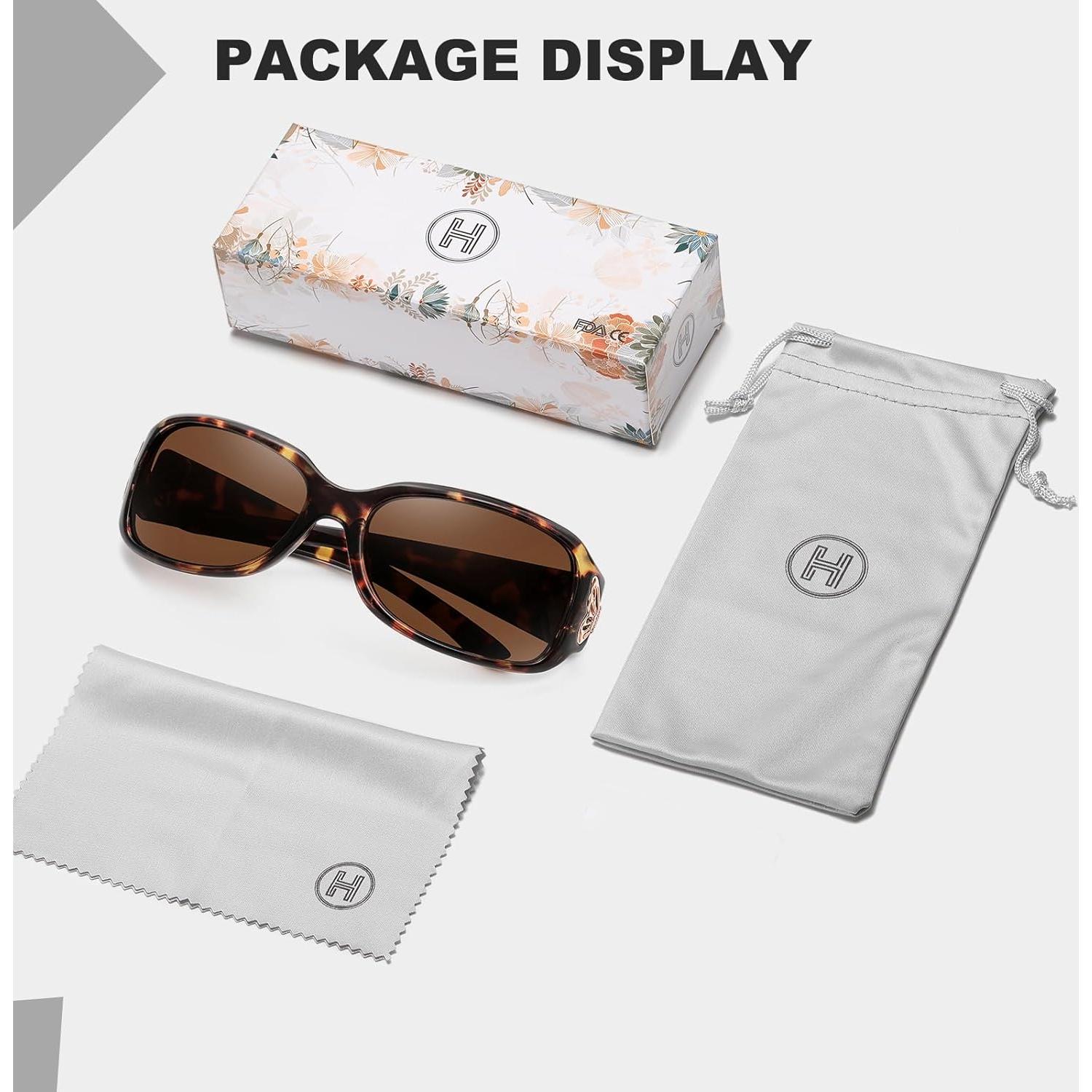 Gafas de sol HAOLOTA para mujeres - Diseño mariposa UV400