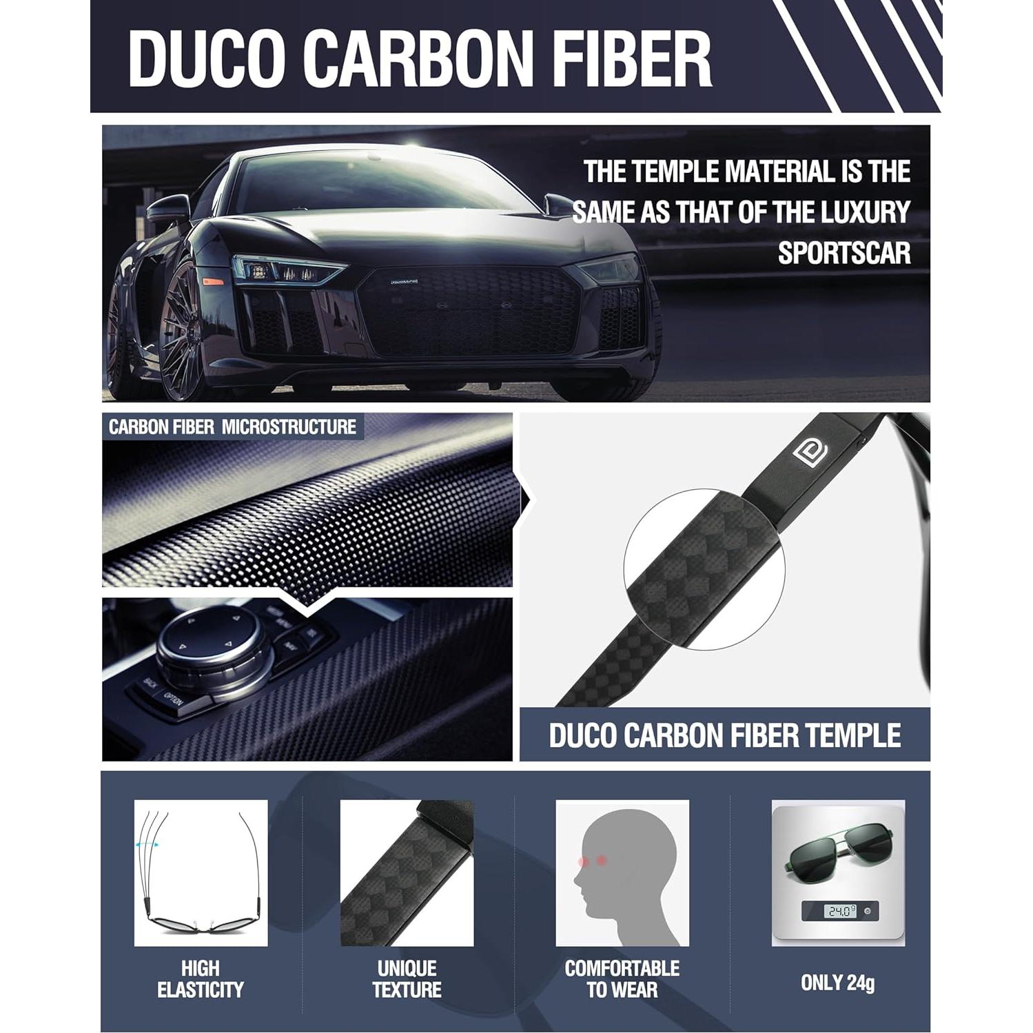 Gafas de sol aviador DUCO 3051 polarizadas UV protección