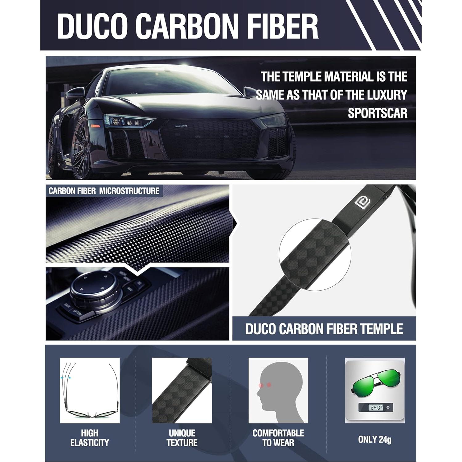 Gafas de sol aviador DUCO 3051 polarizadas UV protección