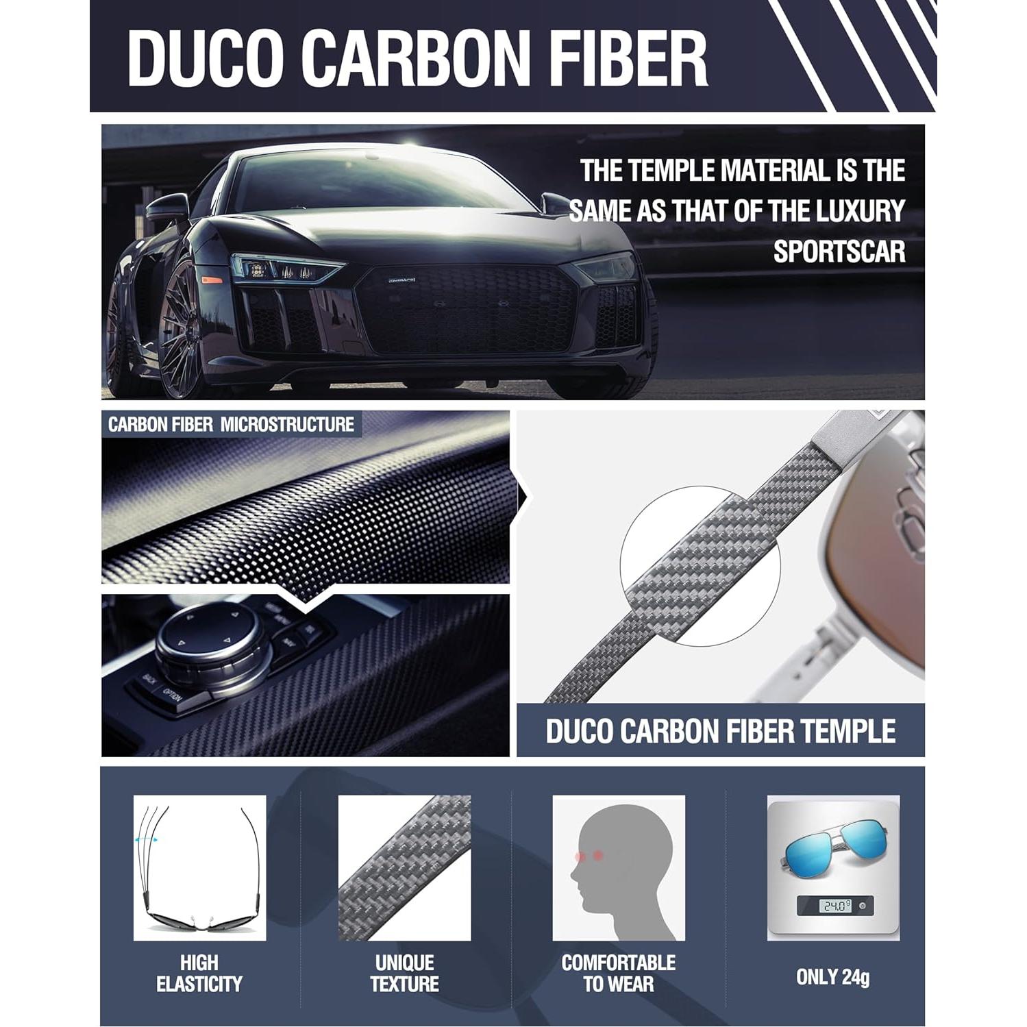 Gafas de sol aviador DUCO modelo 3051 polarizadas UV