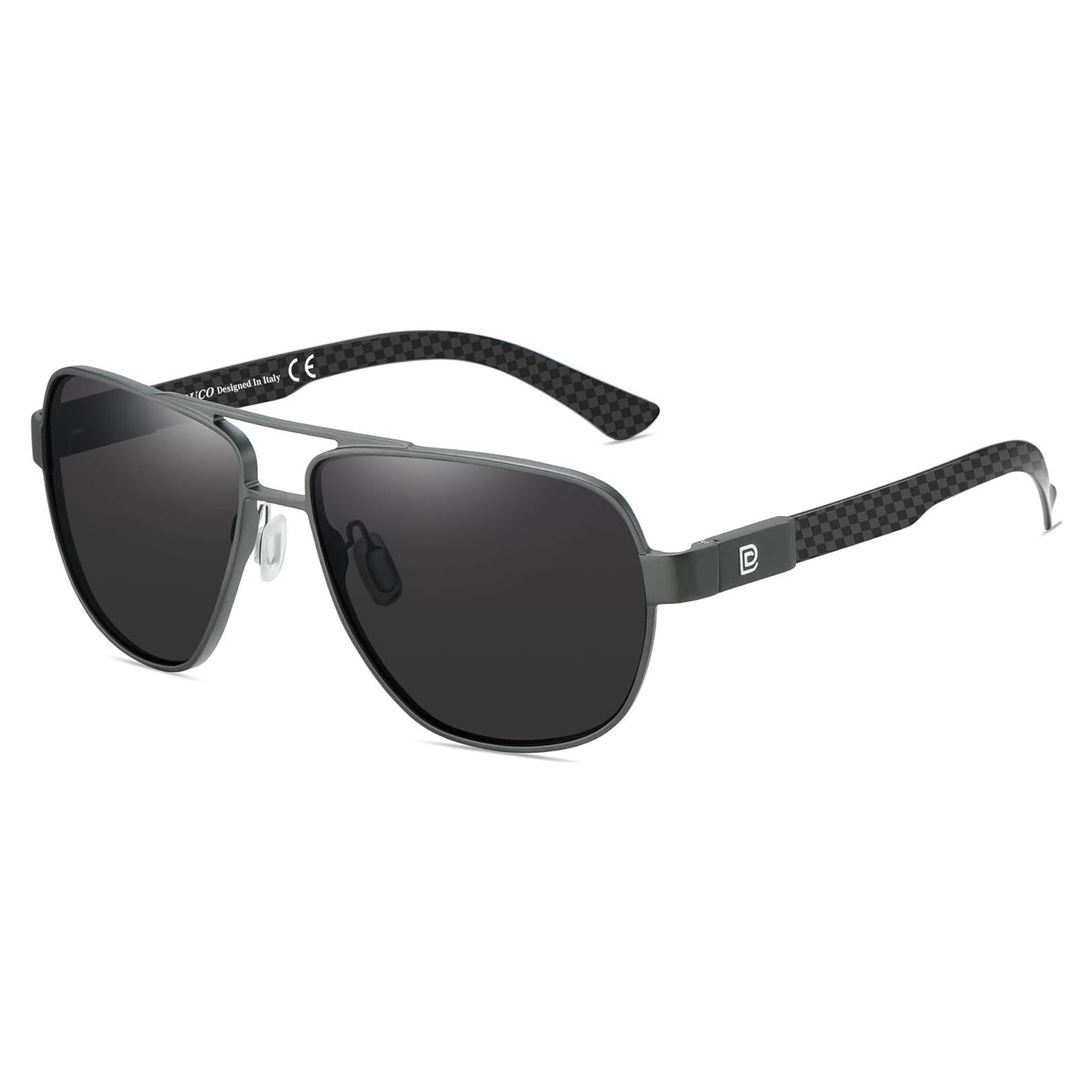 Gafas de sol aviador DUCO 3051 polarizadas UV fibra carbono
