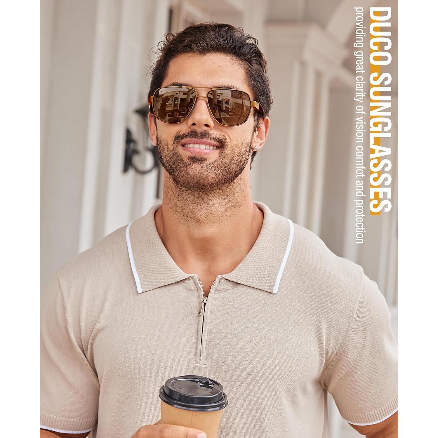 Gafas de sol aviador DUCO 3051 polarizadas UV protección