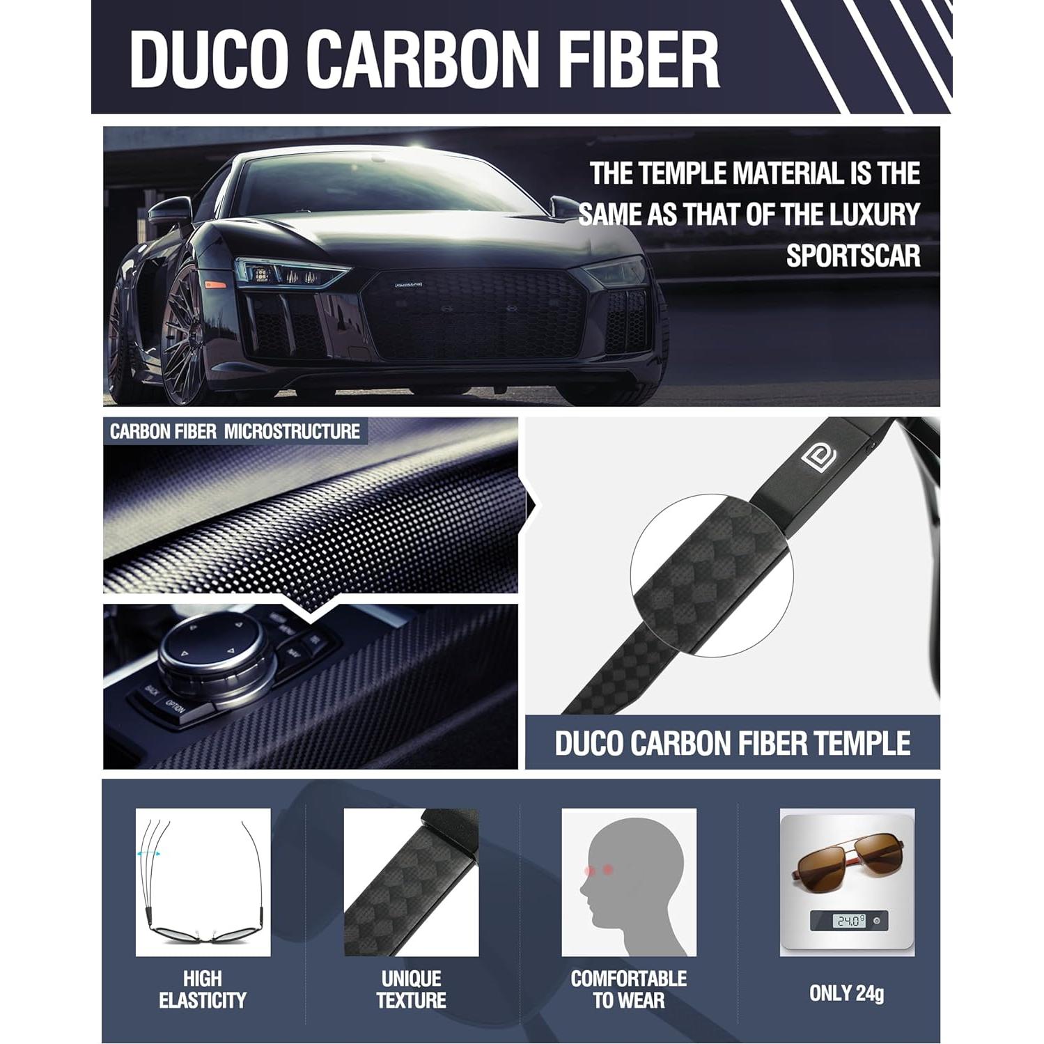 Gafas de sol aviador DUCO 3051 polarizadas UV protección