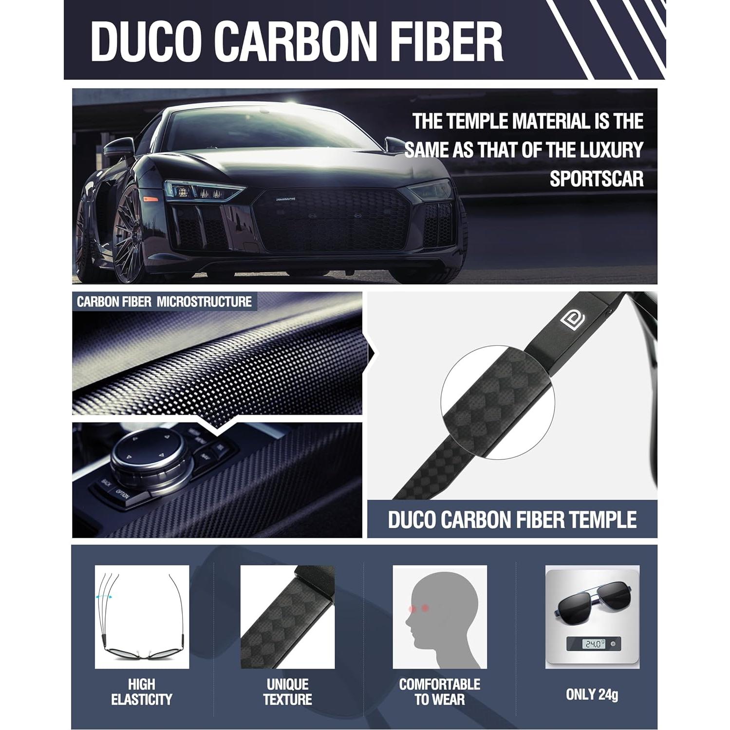 Gafas de sol aviador DUCO 3051 polarizadas UV protección