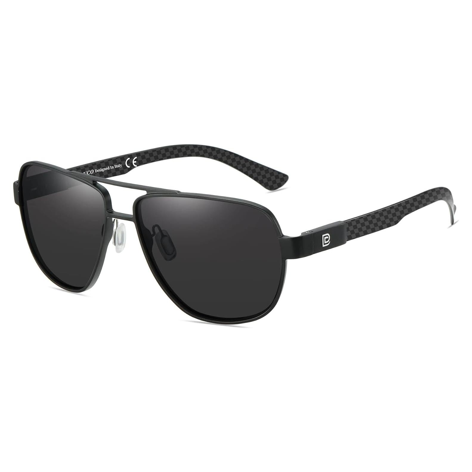 Gafas de sol aviador DUCO 3051 polarizadas UV carbono