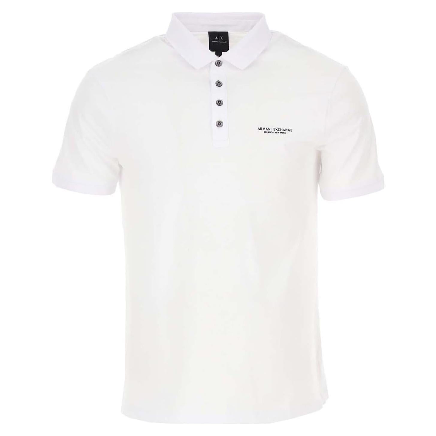 Camisa Polo Armani Exchange Hombre X-Large Blanca