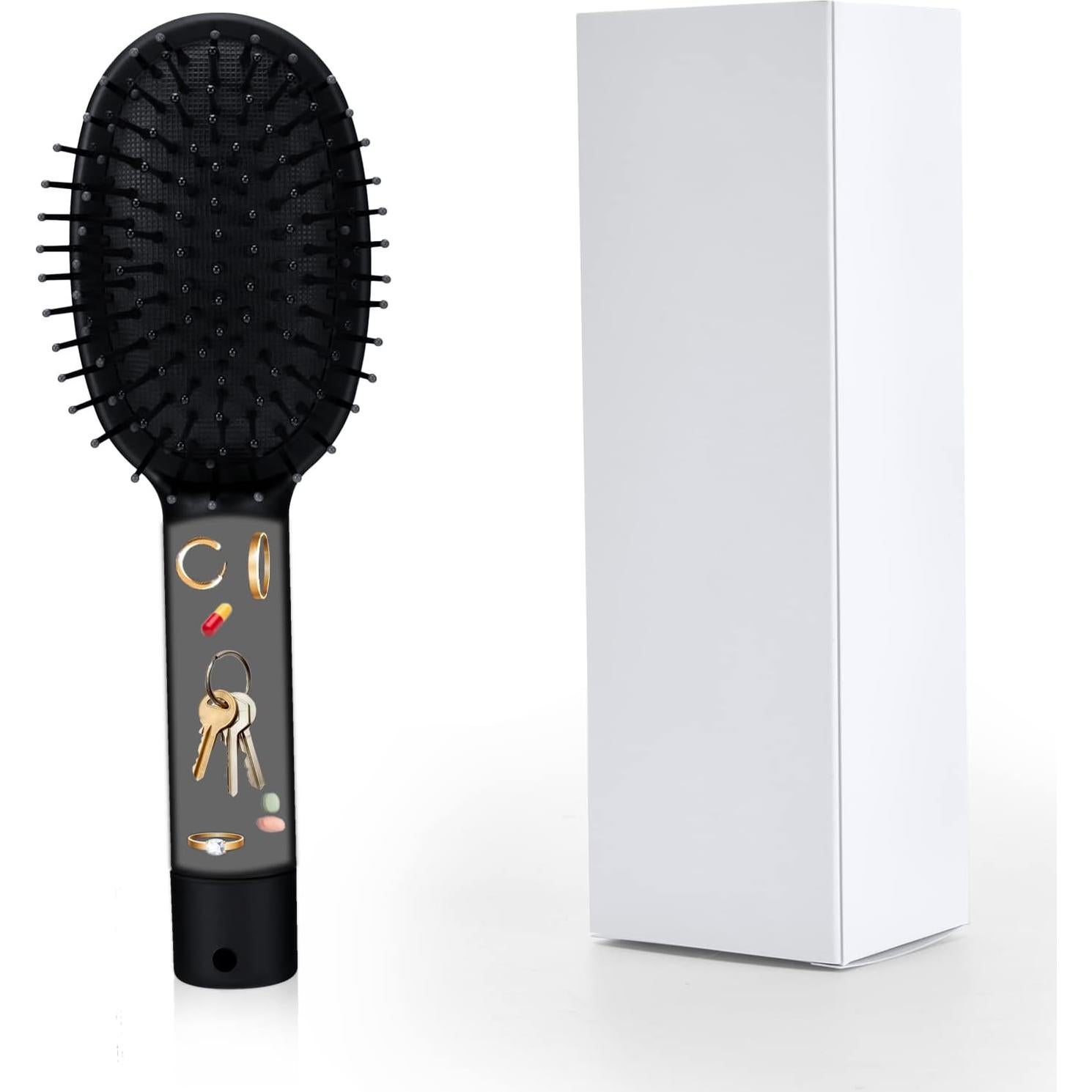 Cepillo de Seguridad Jspupifip Mini Negro para Viajes