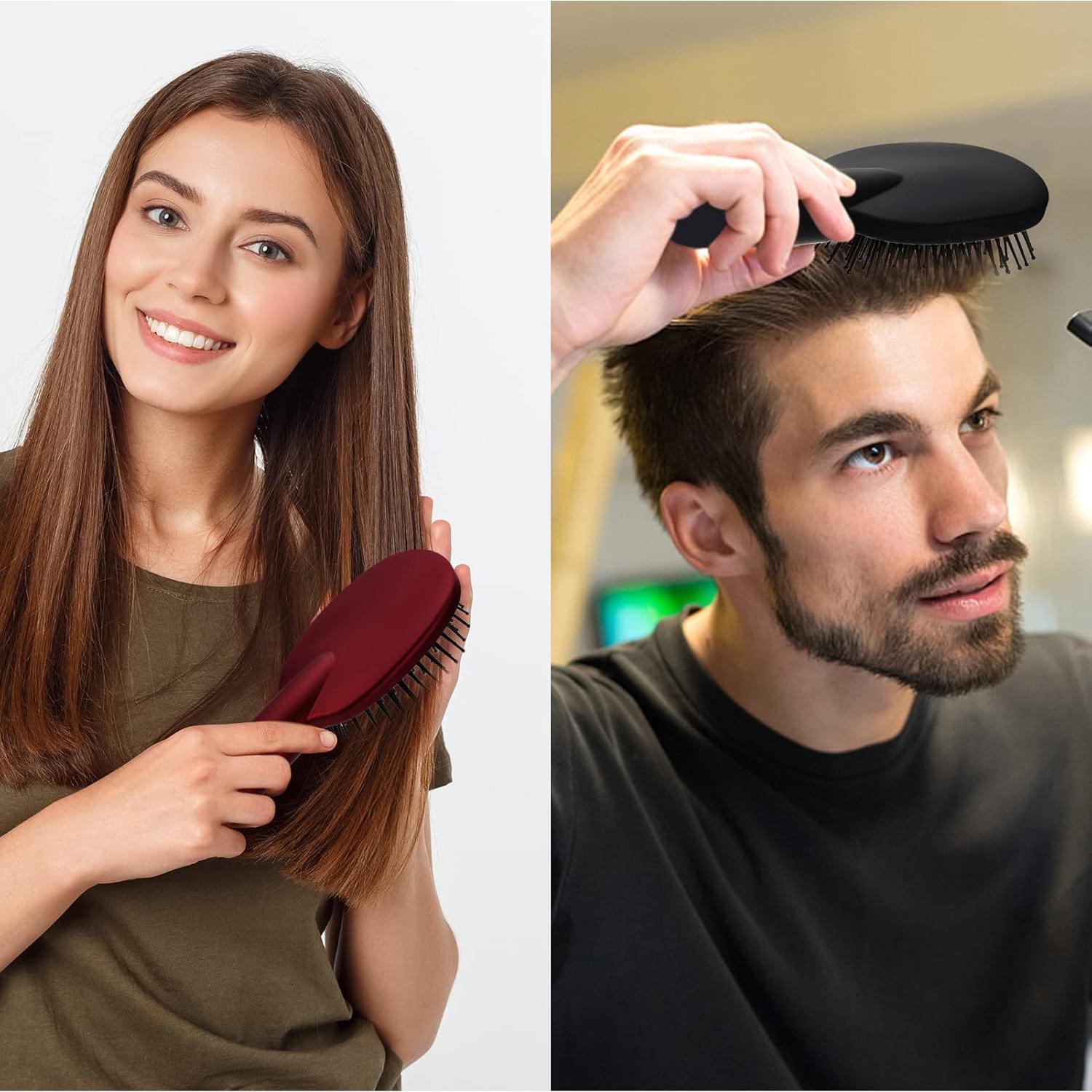 Cepillo de Seguridad Jspupifip Mini Negro para Viajes