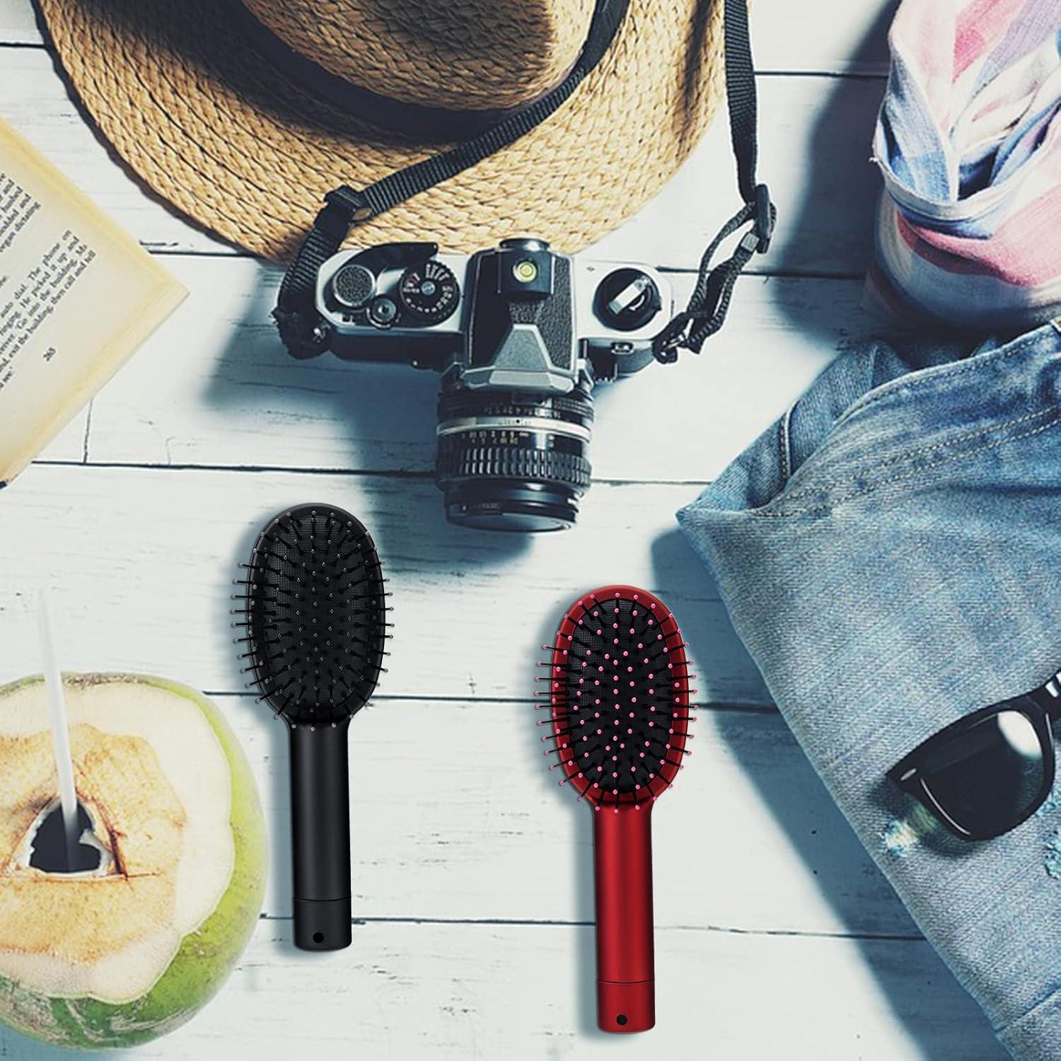 Cepillo de Seguridad Jspupifip Mini Negro para Viajes