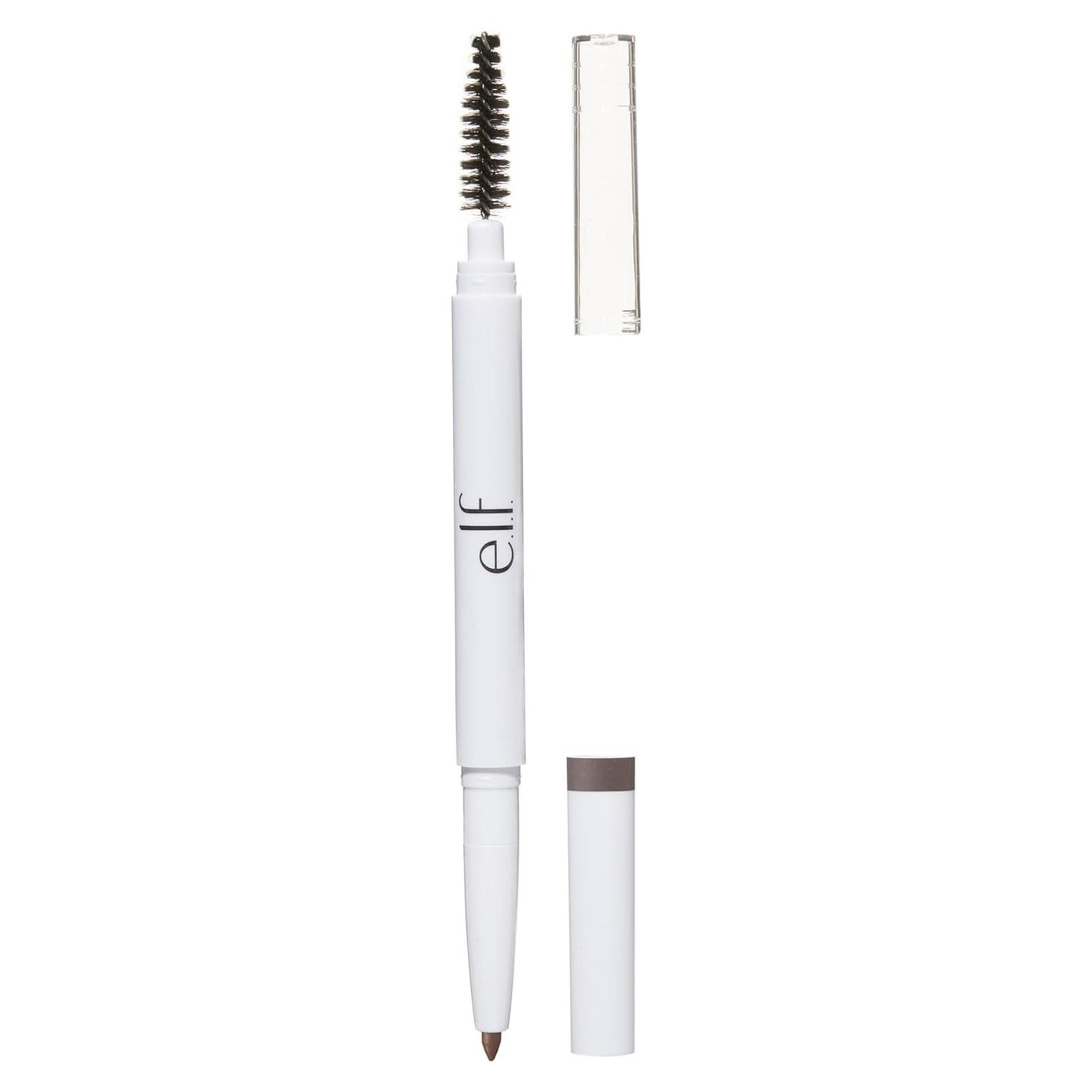 e.l.f. Instant Lift Brow Pencil, Dual-Sided, Precise, Fine Tip, Shapes, Defines, Fills Brows, Contours, Combs, Tames, Neutral Brown, 0.006 Oz