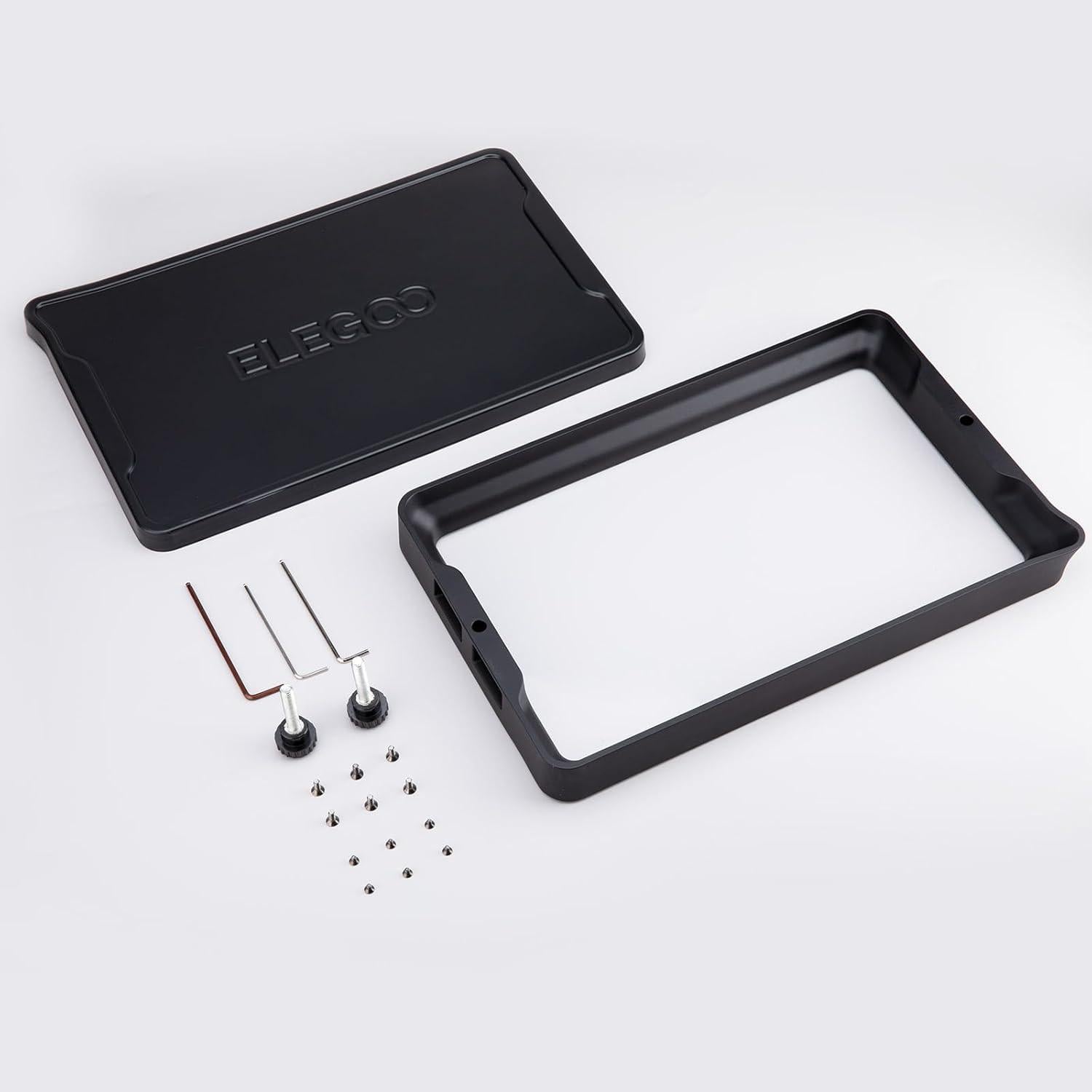 Tanque de Resina Metálico ELEGOO para Impresora 3D 372.8x234.3mm