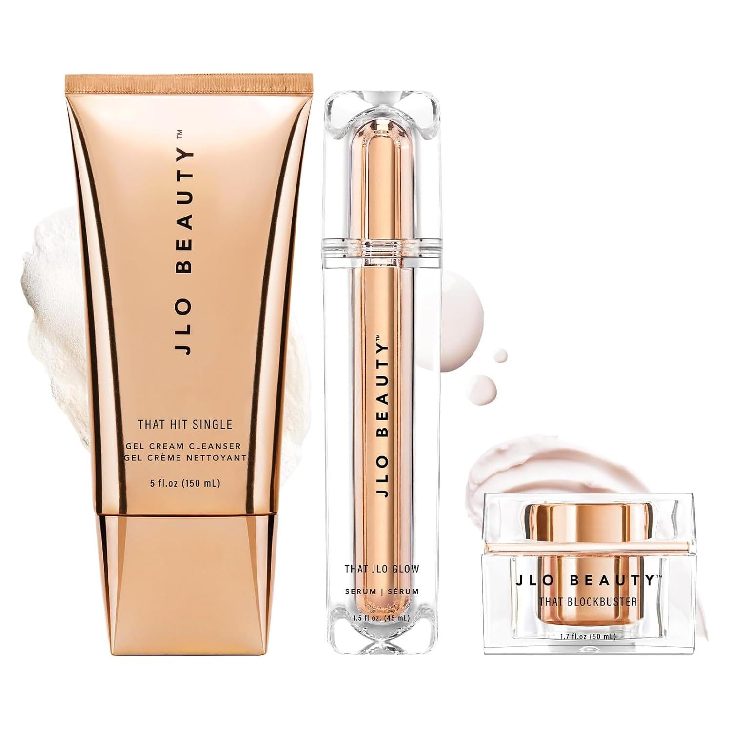 Kit de Cuidado de la Piel JLO BEAUTY - 3 Piezas Hidratantes