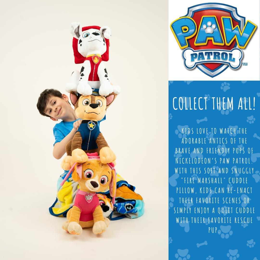 Almohadón de Abrazo Paw Patrol Marshall Suave 48 cm