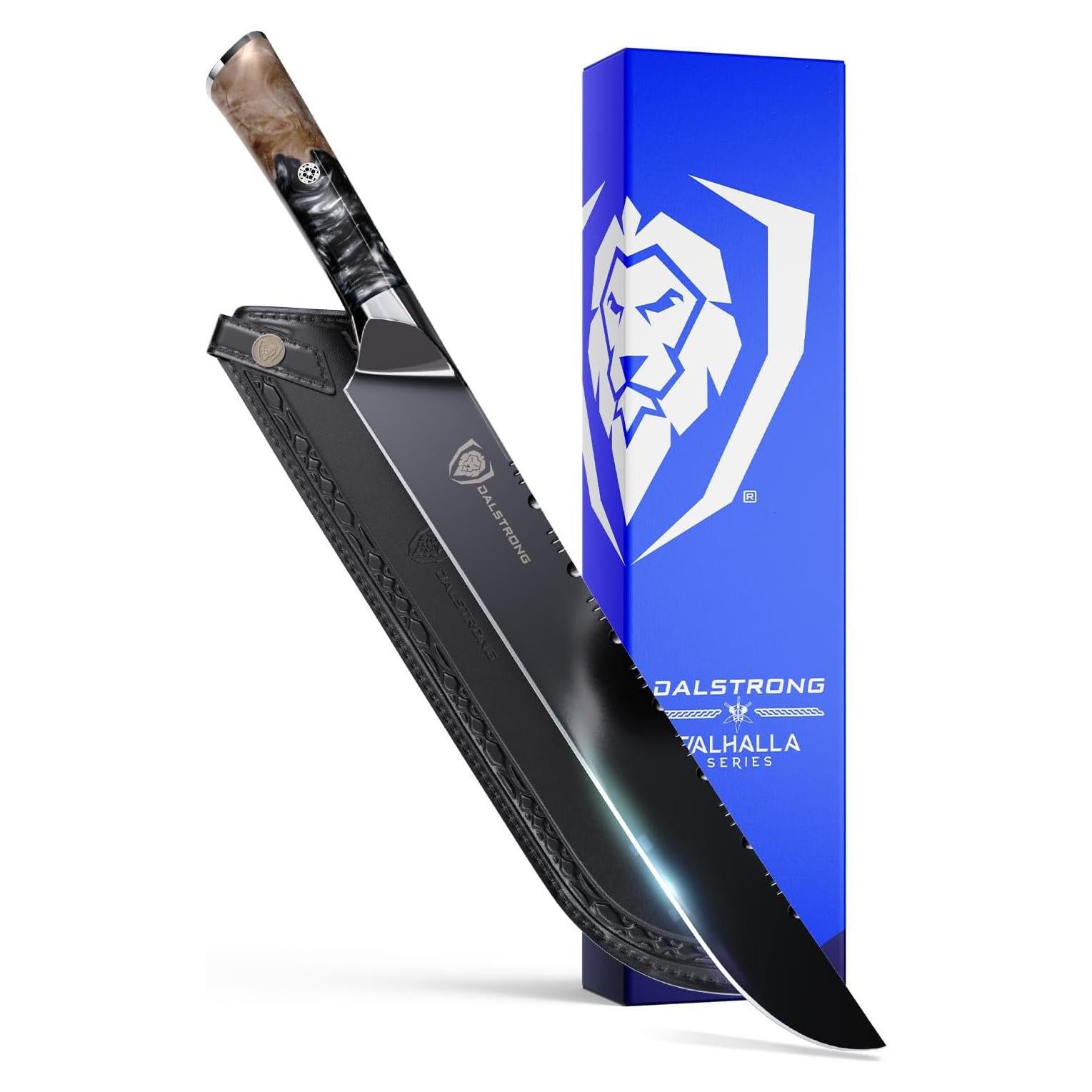 Cuchillo de Rebanar Dalstrong 30.5 cm Valhalla Titanio Negro