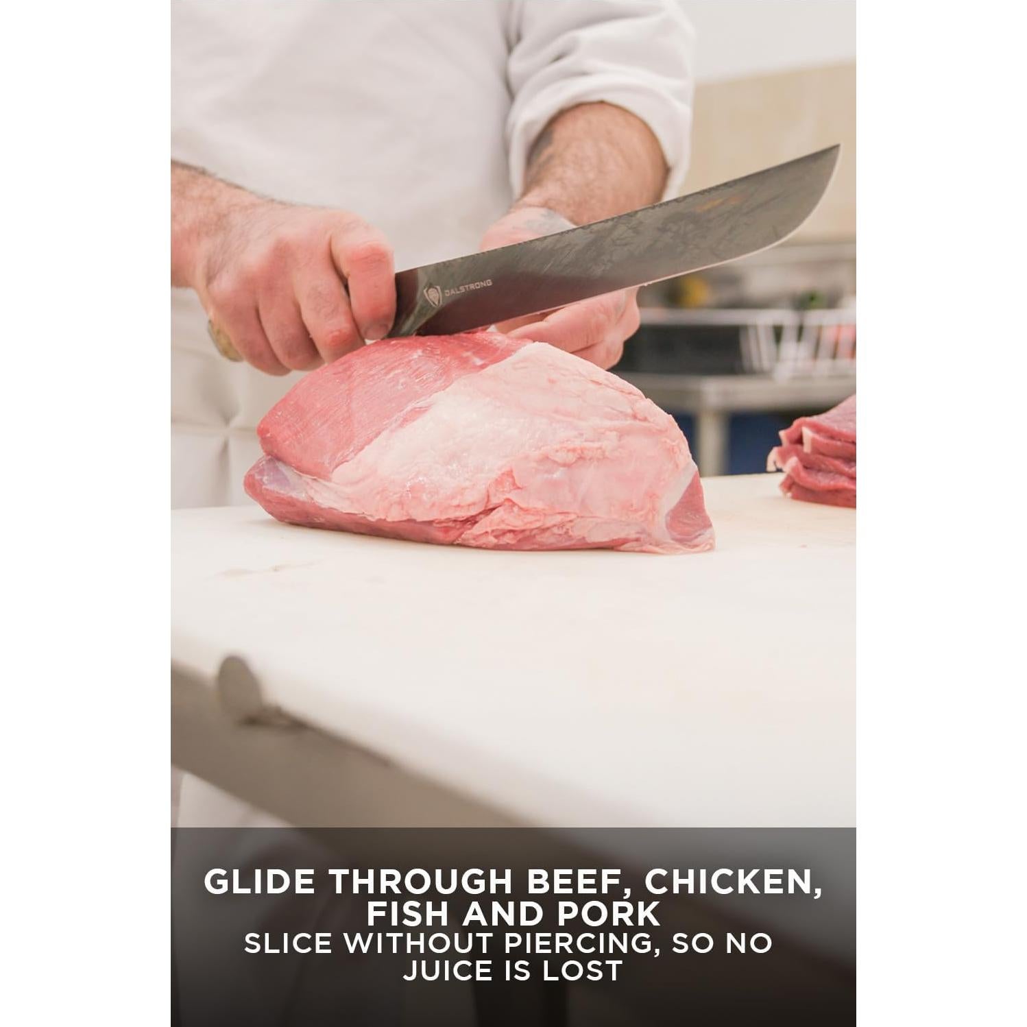 Cuchillo de Rebanar Dalstrong 30.5 cm Valhalla Titanio Negro