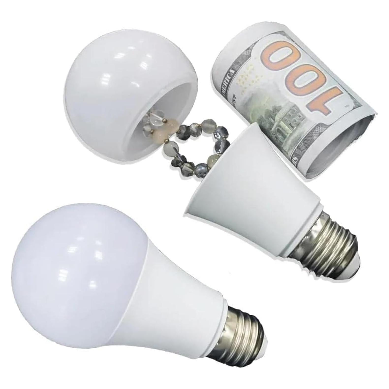 Caja de Seguridad Bombilla Blanca Jinshining 15 cm Discreta